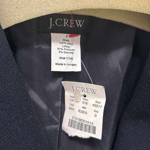 NWT J CREW 100% Wool lined blazer - Picture 2 of 7